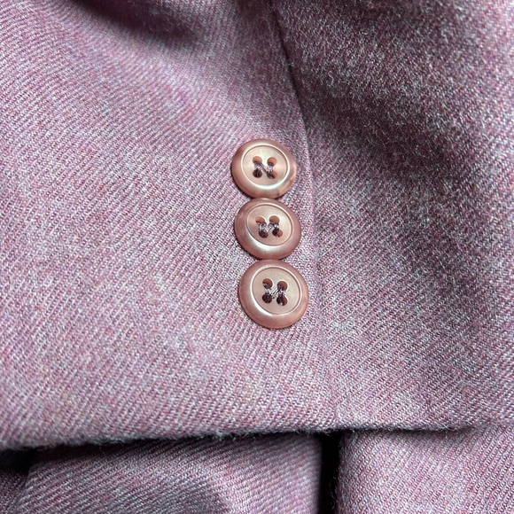 100% wool women’s Pendleton jacket blazer size 10 medium mauve business casual - Picture 7 of 7